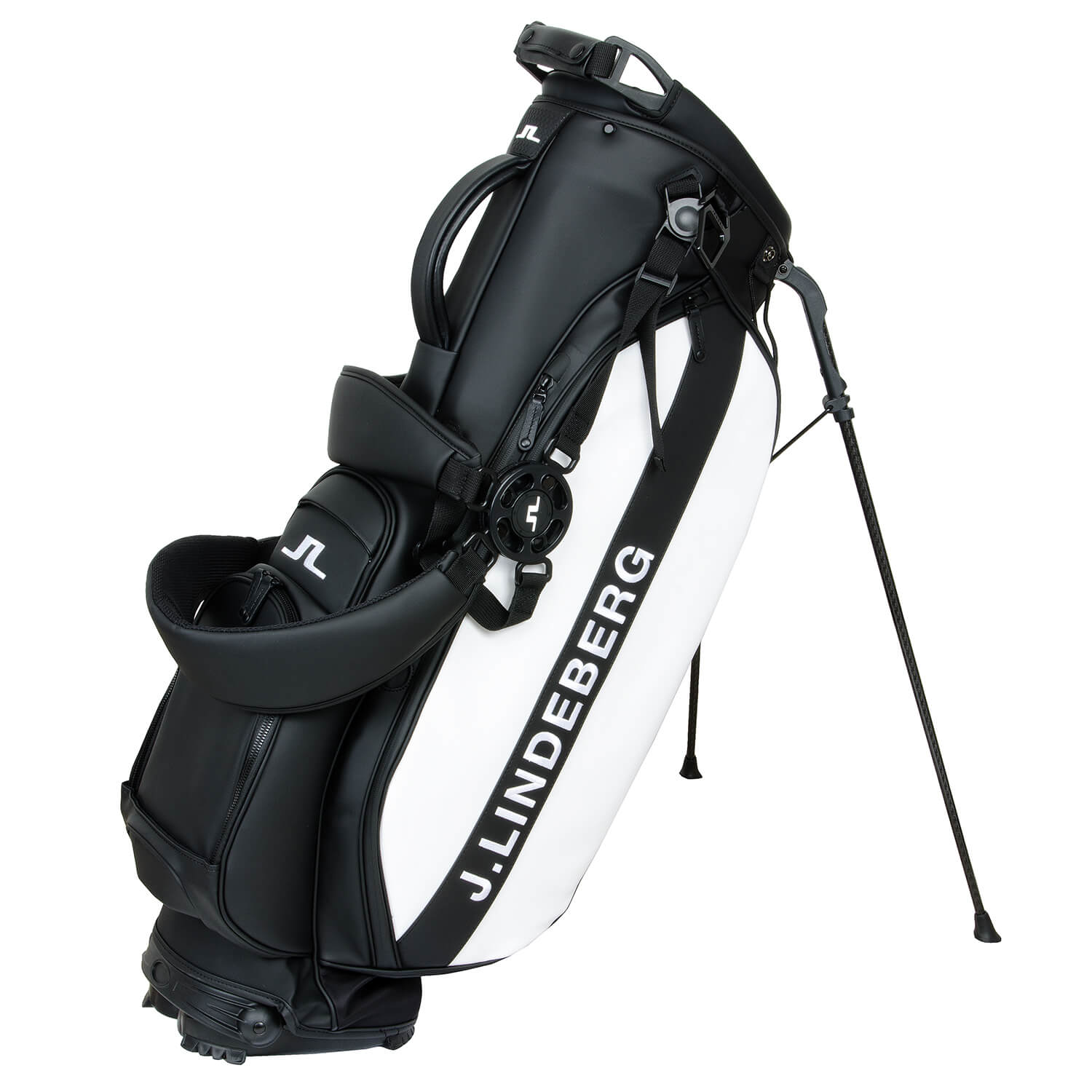 J Lindeberg Play Tour Golf Stand Bag Black Scottsdale Golf